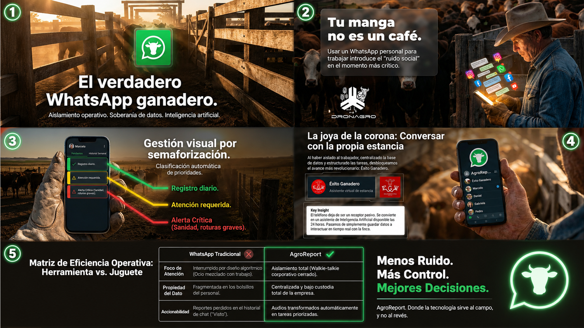 AgroReport El WhatsApp para Ganadería